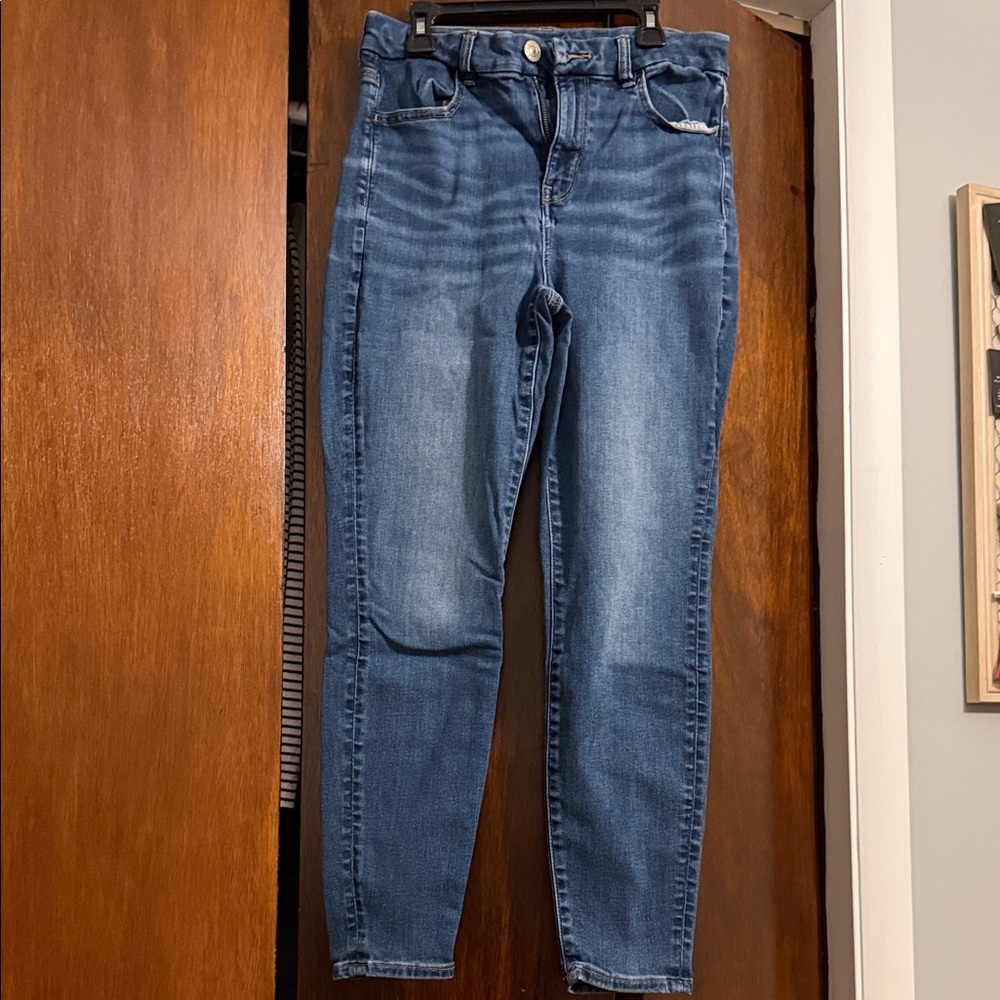 American Eagle Outfitters Dark Blue Skinny Jeans